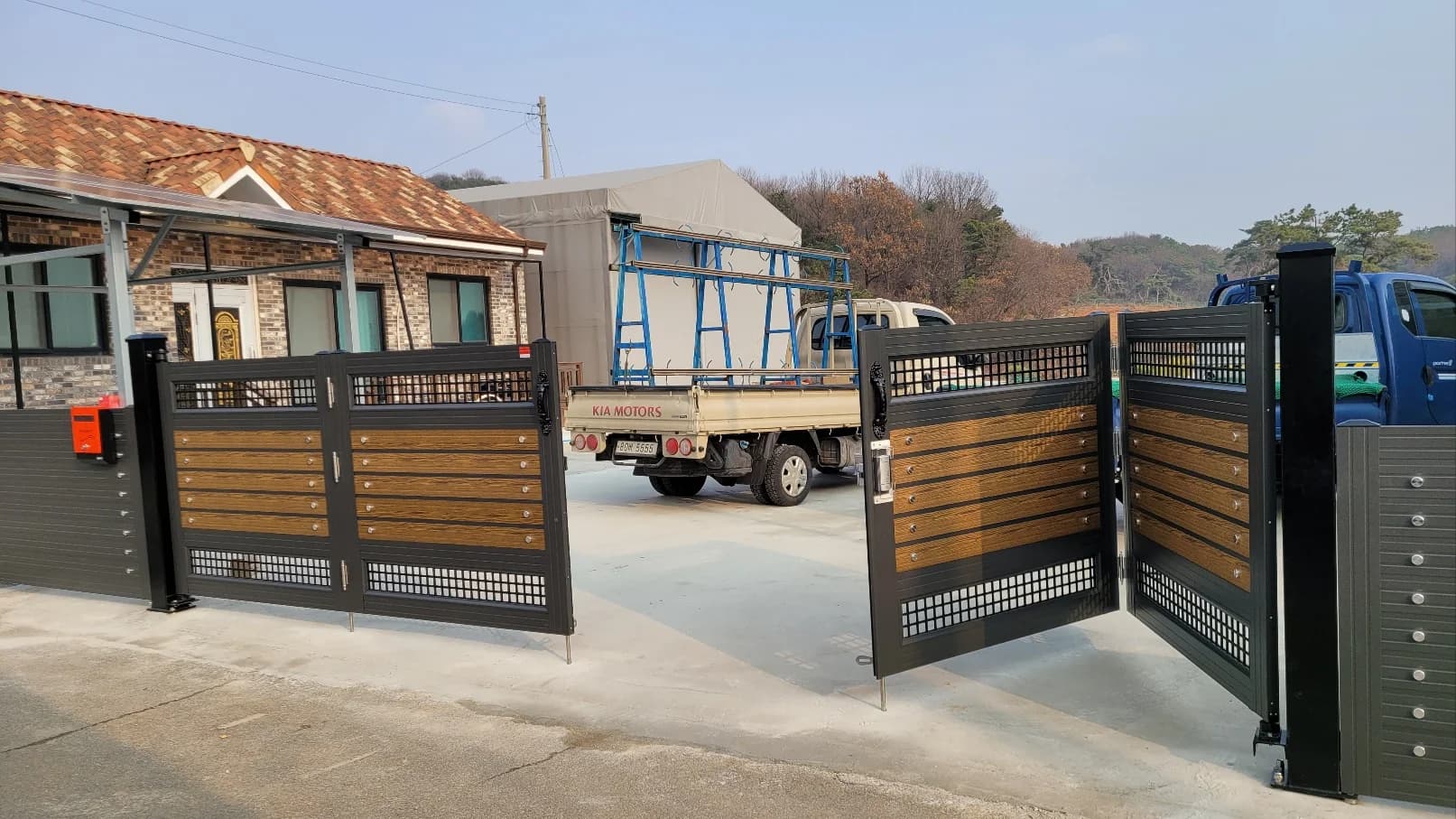 시공 현장 (접이식 대문)